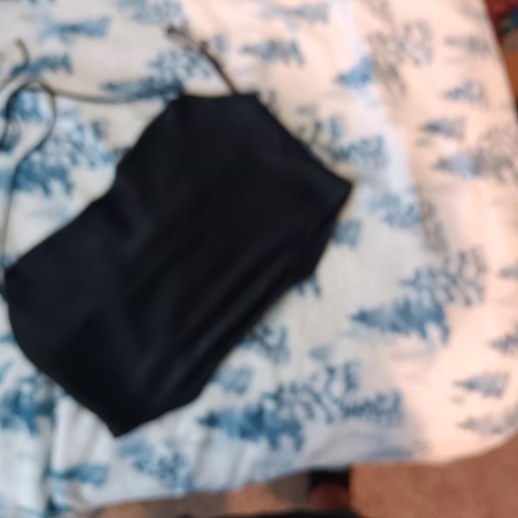 Black Women's Cami Top - Lightweight Strappy Tank - Picture 5 of 11